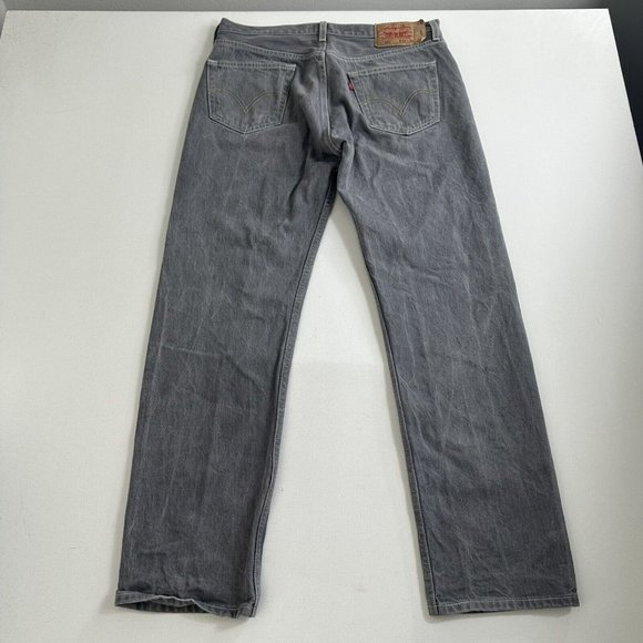 Levi's 501 XX Jeans‎ Faded Gray Wash Denim Original Men's 36x34 Straight Leg ￼ - Picture 2 of 10